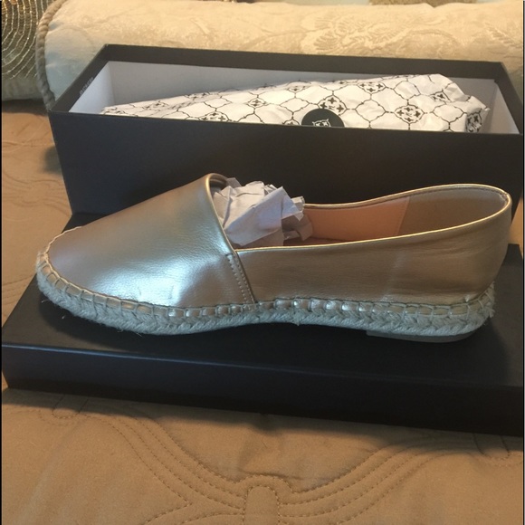 Nanette Lepore Lacie Rose Gold Espadrilles 6.5M - Picture 5 of 5